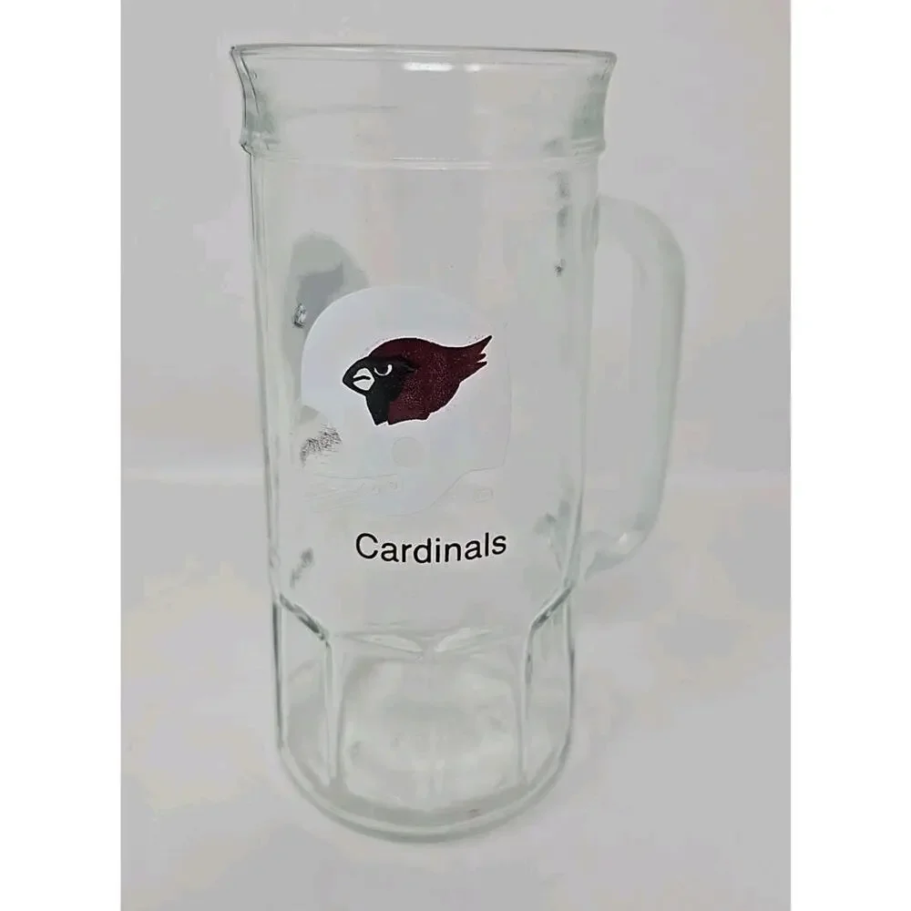 Vintage St Louis Cardinals Football‎ Fisher Nut Drinking Glass 